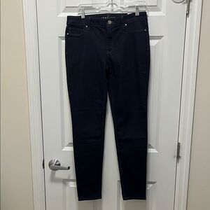 White House Black Market Navy Classic Rise Jeggings
